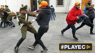 Chile: estudiantes vulneran seguridad del Palacio de La Moneda