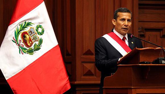 Ollanta Humala expondrá fallo de La Haya en pleno del Congreso