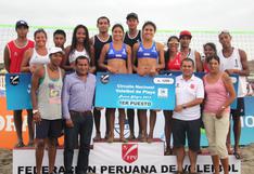Vóley Playa: Los campeones se consolidaron en Punta Negra