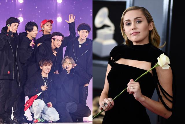 BTS y Miley Cyrus fueron algunos de los olvidados en la lista de nominados a los Grammys 2020. (Foto: Difusión)