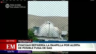 Ventanilla:  evacuan al personal de la refinería La Pampilla por alerta de posible fuga de gas