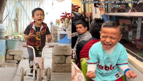 Niño que canta como Amanda Miguel reaparece en nuevo TikTok viral del Metro de CDMX