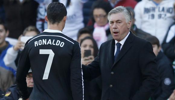 Carlo Ancelotti: "Cristiano Ronaldo cometió un error y lo sabe"