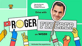 Ahora la voz de Roger Federer dirigirá tus viajes en Waze