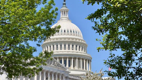 El Capitolio de los Estados Unidos en Washington, DC, el 29 de abril de 2022. (Daniel SLIM / AFP).