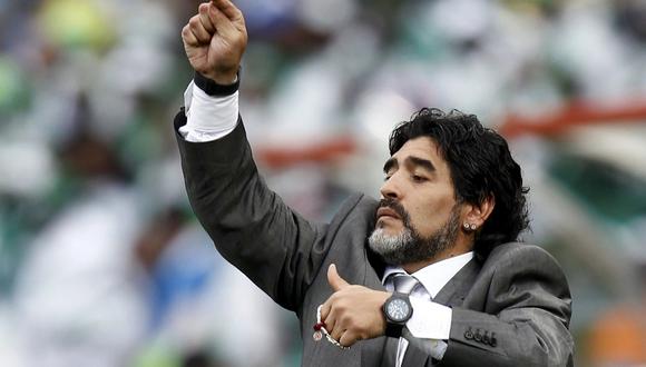 El 'Pelusa' Diego Armando Maradona utilizó la red social para dejar un contundente mensaje tras la derrota de la selección argentina ante Nigeria. (Foto: Reuters)