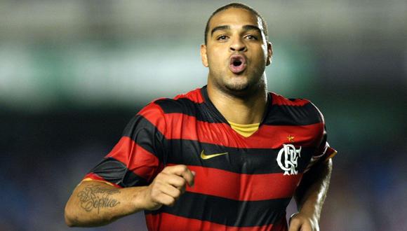 Adriano entrena en Flamengo y club le recomiendan psicólogo. (Foto: AFP)