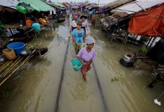 Birmania: 103 muertos y 1,2 millones de afectados por inundaciones