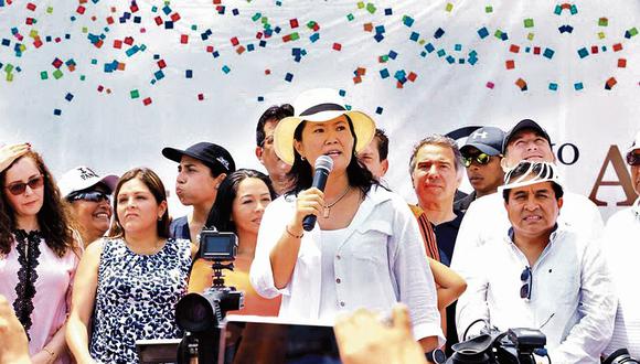 Keiko Fujimori también consideró que PPK “se ha convertido en el primer obstáculo” para el desarrollo del Perú y lo volvió a pedir que renuncie a la Presidencia. (Foto: Fuerza Popular)