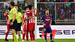 Barcelona perdió 3-2 ante Atlético de Madrid y quedó fuera de la Supercopa de España [VIDEO]