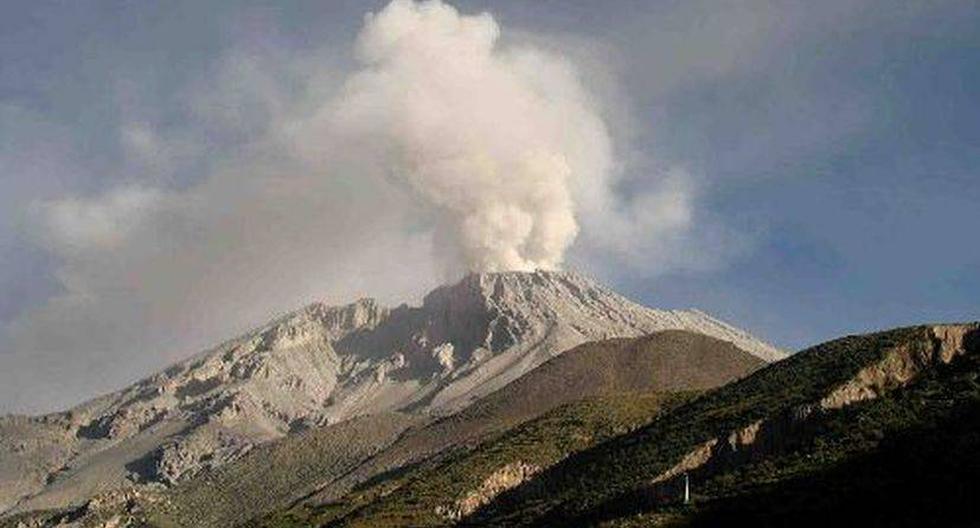 Volcán Ubinas presenta un incremento de actividad en los últimos días. (Foto: Andina)
