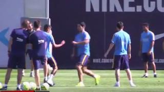 Suárez reaccionó así ante burla de Messi y Neymar (VIDEO)