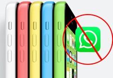 WhatsApp ya no funcionará en estos iPhone a partir del 24 de octubre