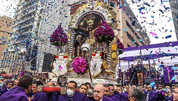 Te contamos cuál es el histórico distrito limeño que recorrerá el Cristo de Pachacamilla durante su cuarta y penúltima jornada procesional del 2022. (Foto: El Peruano)