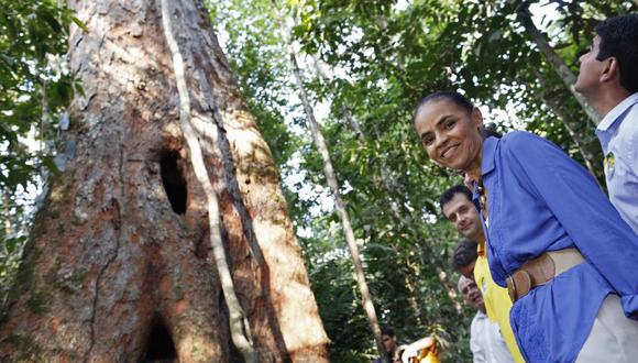 Marina Silva nació en una comunidad recolectora de caucho en la selva, fue ministra de Medio Ambiente y aspira eliminar la corrupción. (Foto: AFP)