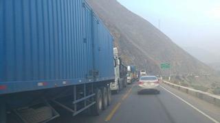 Carretera Central fue reabierta esta mañana tras huaicos