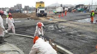 Puente Bella Unión: todavía no terminan los trabajos de asfaltado en pistas [FOTOS]