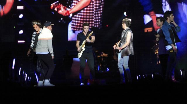 Harry Styles estuvo en Perú en 2014, para un concierto con su exbanda One Direction. Foto: El Comercio.