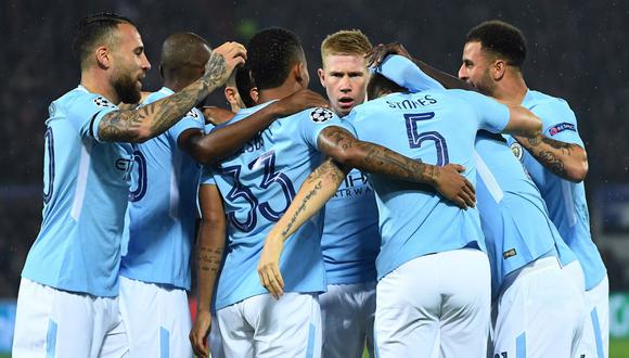 Manchester City recibe este martes a Nápoli (1:45 p.m. EN VIVO por FOX Sports) en el Etihad Stadium por el Grupo F de la Champions League. (Foto: AFP)