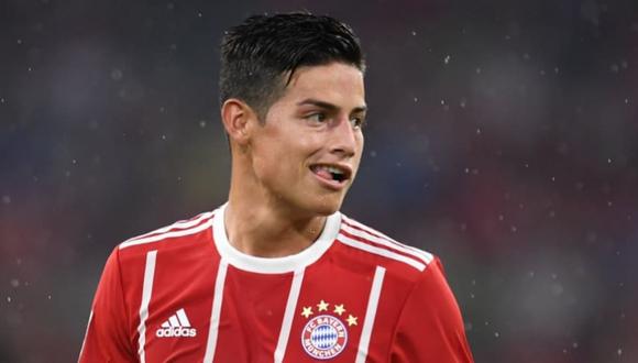 James Rodríguez llegó al Bayern Múnich esta temporada cedido por el Real Madrid. Los bávaros pueden recurrir a la opción de compra una vez que expire el préstamo. (Foto: AFP)