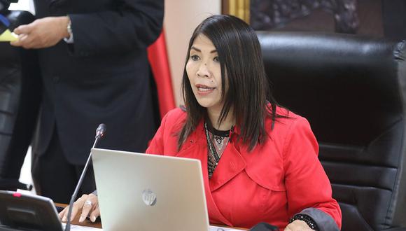 María Cordero Jon Tay exigía a un trabajado el pago de un porcentaje de su sueldo. (Foto: Congreso)