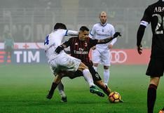 Gianluca Lapadula volvió a salvar al Milan con pase gol para Carlos Bacca