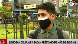 Independencia: delincuentes robaron celular a joven, vaciaron su cuenta y solicitaron préstamo bancario tras doparlo | VIDEO 