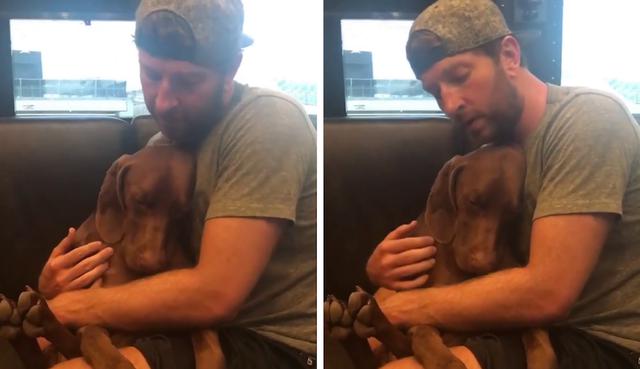 Arrulla a su mascota entonándole su tema favorito y se vuelve viral en Facebook. (Crédito: bretteldredge en Instagram)