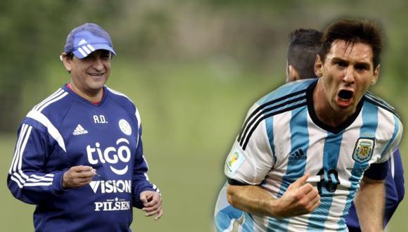 Técnico de Paraguay: "Dependemos de cómo se levante Messi"