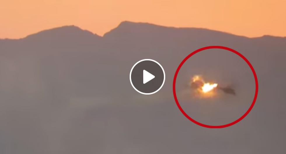 Este video de YouTube muestra a todo el mundo cómo es que fue derribado el helicóptero ruso a manos del Estado Islámico. (Foto: captura)