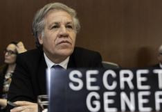 Venezuela: Almagro pide más sanciones económicas y eventual uso de la fuerza