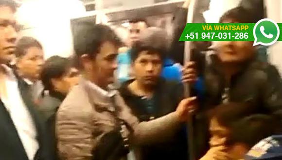 WhatsApp: vendedores ambulantes en el Metro de Lima (VIDEO)