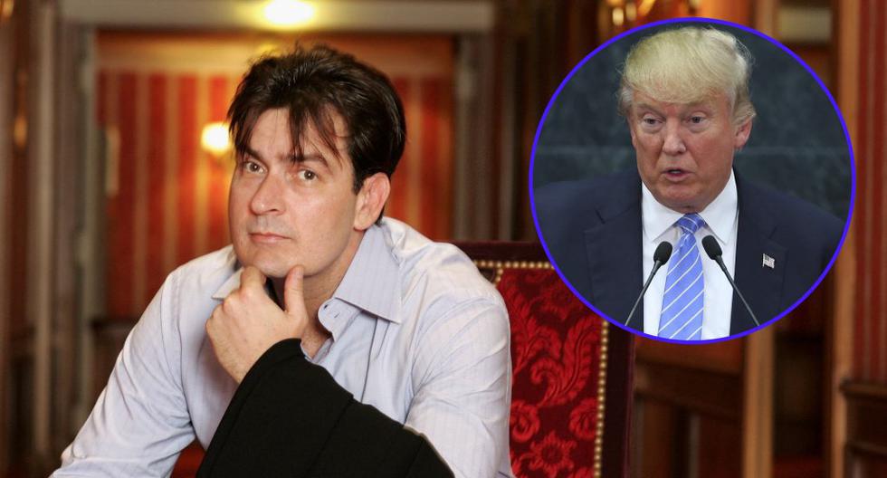 Charlie Sheen le pidió a Dios que este 2016 también se lleve a Donald Trump. (Foto: Getty Images)
