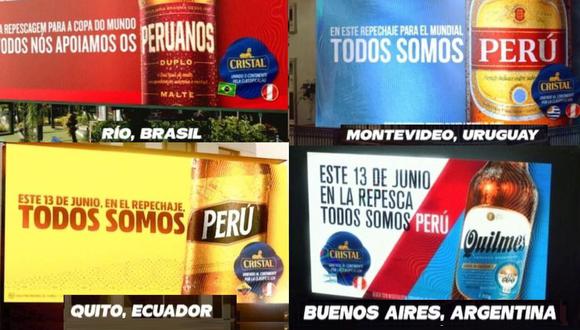 Marcas de cervezas de Sudamérica apoyan a la selección peruana en el duelo que tendrá el lunes 13 contra Australia. (Foto: Cristal)