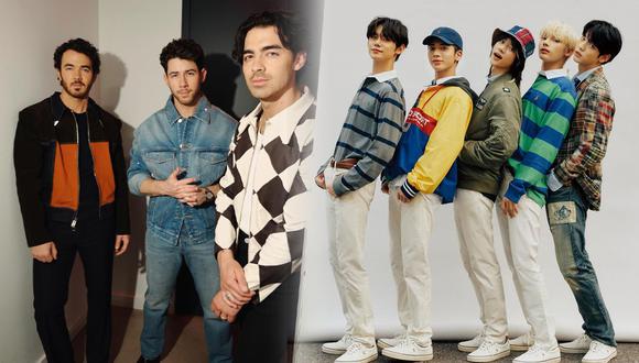 Jonas Brothers y TXT: ¿cuándo se estrena la próxima colaboración de las bandas? | Composición: @jonasbrothers / @txt_bighit / Instagram