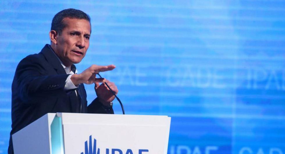 Ollanta Humala clausuró la Conferencia Anual de Ejecutivos – CADE 2015 en Paracas, Ica. (Foto: Andina)