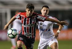 Sin Christian Cueva, Sao Paulo cayó 3-2 ante Santos por el Brasileirao 