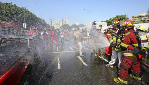 Compañía de Bomberos lamenta fallecimiento de 8 de sus integrantes. (Foto: Presidencia)