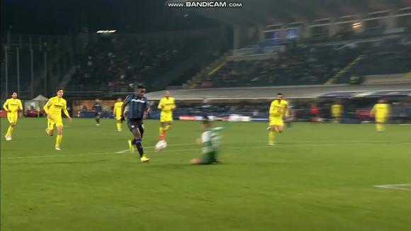 Duván Zapata puso el 2-3 en el Atalanta vs. Villarreal por la Champions League. (Video: ESPN)
