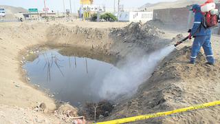 Criadero de zancudos en Asia por obra paralizada