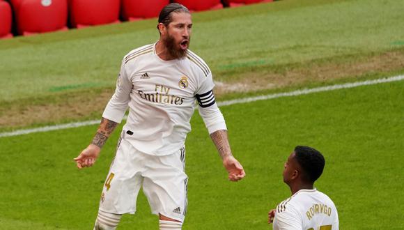 Sergio Ramos volvió a marcar desde el punto de penal para el Real Madrid. (Foto: Reuters)
