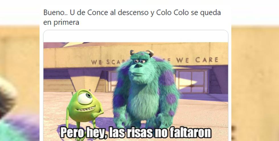 Colo Colo venció a la U de Concepción quedándose en primera división y usuarios no dudaron en viralizar memes en redes sociales.