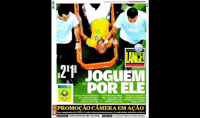 Estas son las portadas en el mundo tras la lesión de Neymar  - 1