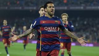 Barcelona: golazo de Dani Alves en Copa del Rey