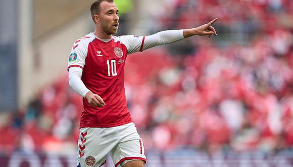 Eriksen no terminó el partido ante Finlandia por la Eurocopa. (Foto: Getty Images)