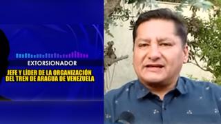 Ulises Villegas, alcalde electo de Comas, denuncia que es extorsionado por presuntos integrantes del ‘Tren de Aragua’ 