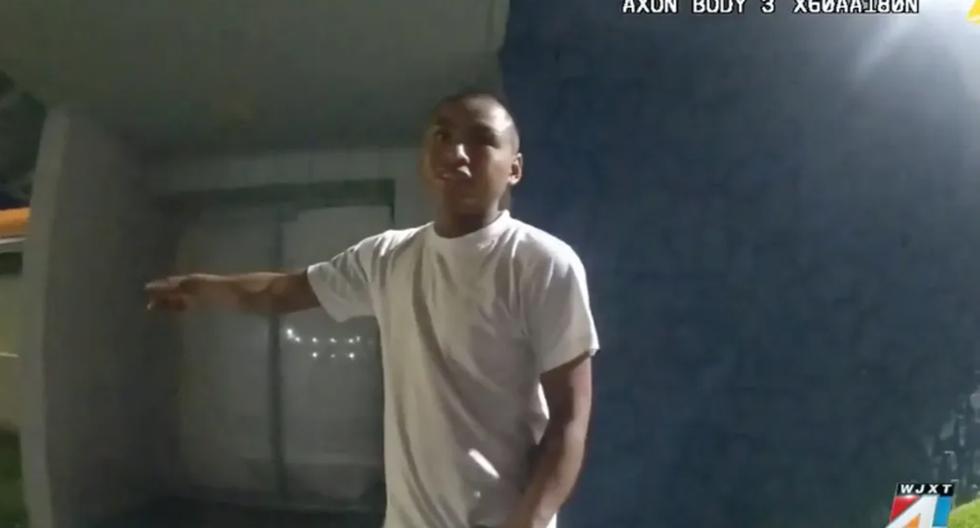 Virgilio Aguilar Méndez, el migrante guatemalteco detenido en Florida, Estados Unidos. (Captura de video).