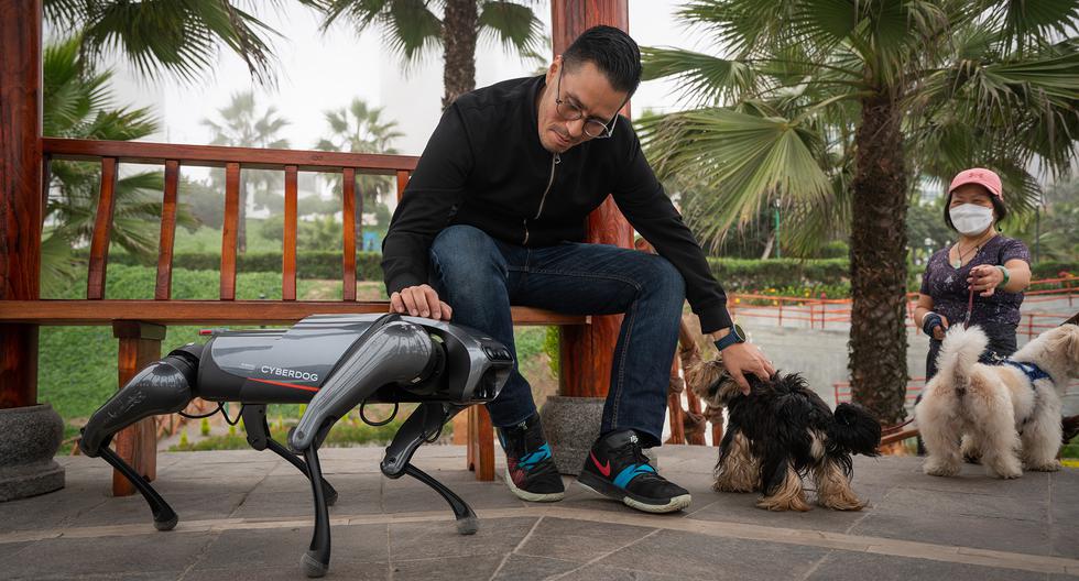 Así es CyberDog, el perro robot de Xiaomi. (Foto: Difusión)
