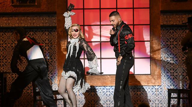 Maluma y Madonna en los Billboard Music Awards 2019. (Foto: Agencias)