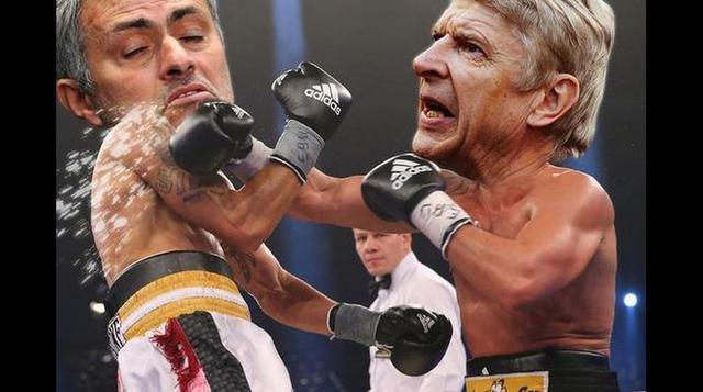 Mourinho y Arsene Wenger no se salvaron de memes tras pelea - 1